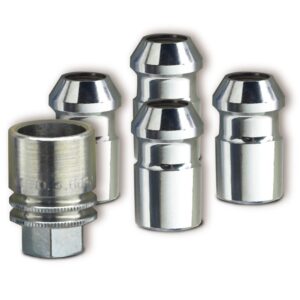 Wheel Lock Kit in Chrome (with One Key and Four Wheel Locks)
