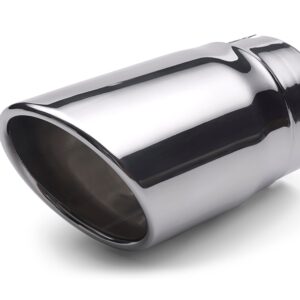 6.2L Polished Stainless Steel Single Outlet Exhaust Tip
