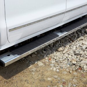 Molded Assist Steps in Chrome