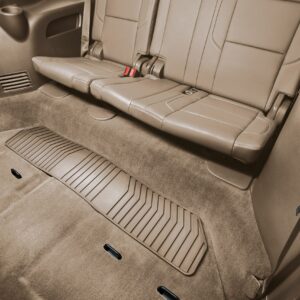 Third-Row One-Piece Premium All-Weather Floor Mat in Dune