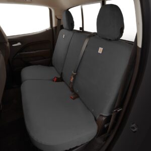Carhartt® Crew Cab Rear Full Bench Seat Cover Package in Gravel (without Armrest)