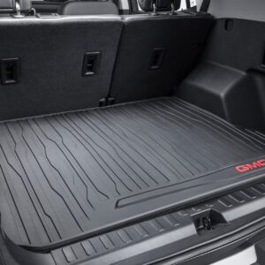 Premium All-Weather Cargo Area Mat in Jet Black with GMC Logo