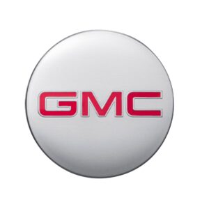 Center Cap in Bright Aluminum Finish with GMC Logo