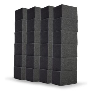 24-Pack Super Black Tire Sponges by Adam's Polishes® - Associated Accessories