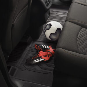 Second-Row Interlocking Floor Liner in Jet Black