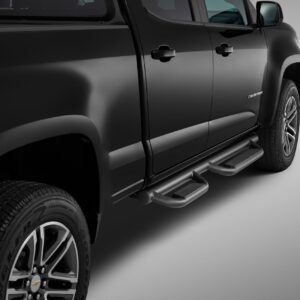 Extended Cab 3-Inch Off-Road Assist Steps in Black