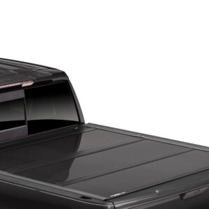 Short Bed Hard Folding Painted Truck Bed Cover in Black by RealTruck Advantage® - Associated Accessories
