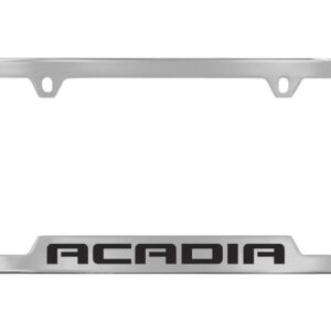 License Plate Frame by Baron & Baron® in Chrome with Acadia Script - Associated Accessories