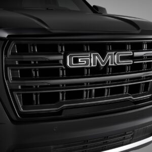 Grille in Black with Gloss Black Surround and GMC Logo (not for use on Denali models)