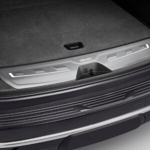Illuminated Cargo Sill Plate in Jet Black with GMC Logo