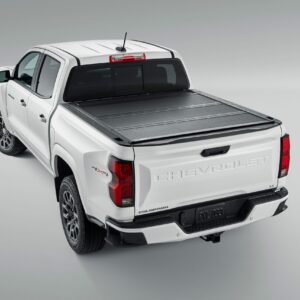 Short Bed Hard Folding Truck Bed Cover in Matte Black by RealTruck Advantage® - Associated Accessories