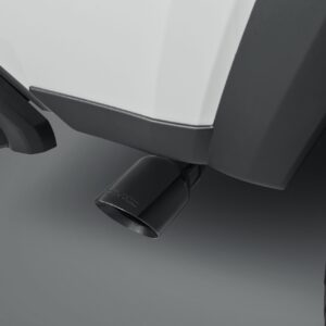 2.7L Black Chrome Single Outlet Exhaust Tip with GMC Logo