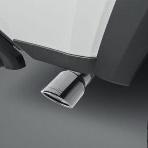 2.7L Polished Stainless Steel Single Outlet Exhaust Tip with GMC Logo