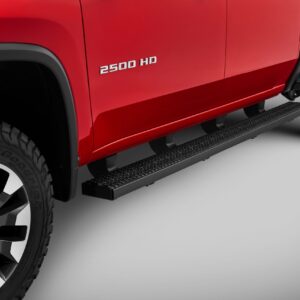 Crew Cab Rectangular Work Step Assist Steps in Black