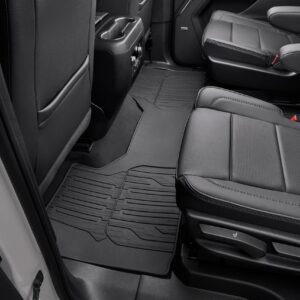 Second-Row One-Piece Premium All-Weather Floor Mat in Jet Black