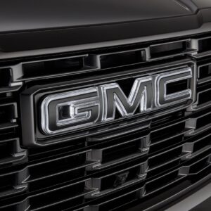 Illuminated GMC Emblems in Black