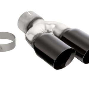 6.6L Black Chrome Dual-Outlet Exhaust Tip