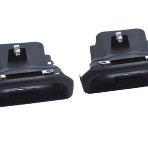 Exhaust Bezels in Black