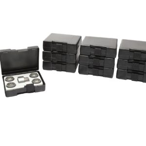 Wheel Lock Kit in Chrome with One Key and Four Wheel Locks (10-Piece Multipack)